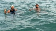 Sports News | Indian Swimmers Bharat Sachdeva, Shaashwat Sharma Complete One-way Ram Setu Open Water Swimming Expedition