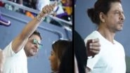 Entertainment News | Shah Rukh Khan Roots for KKR with His 'Pathaan' Director Siddharth Anand During RR Clash
