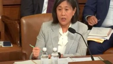 World News | India's Tariff Removal on Several US Products Benefiting Farmers: Katherine Tai