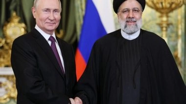 World News | Putin Urges Restraint in Call with Raisi Amid Iran-Israel Escalating Tensions