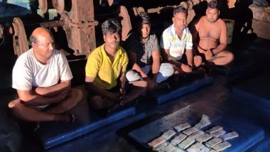 India News | Indian Coast Guard Apprehends Fishing Boat Involved in Diesel Smuggling off Maharashtra Coast