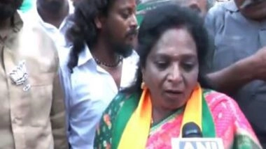 India News | People Have Benefited from Modi's Schemes, Lotus Will Bloom in South Chennai: BJP Candidate Tamilisai Soundararajan