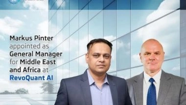 Business News | Markus Pinter Joins RevoQuant AI as General Manager for Middle East and Africa
