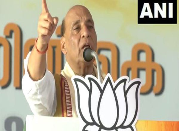 India News | Rajnath Singh Campaigns for Former Defence Minister AK Antony's Son in Kerala