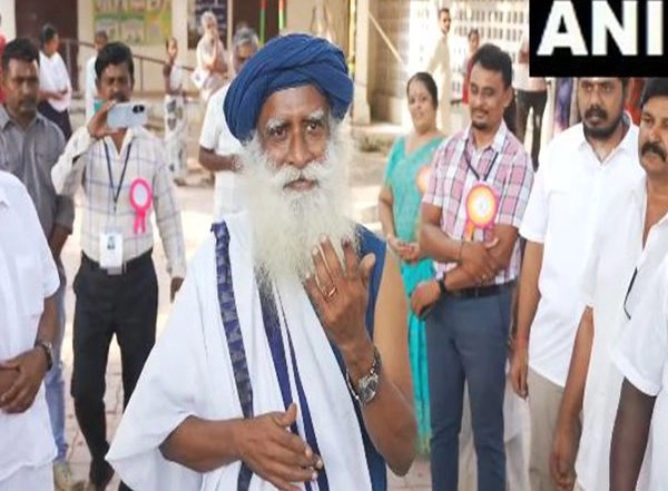 India News | LS Polls Phase One: Sadhguru Casts His Vote in Coimbatore