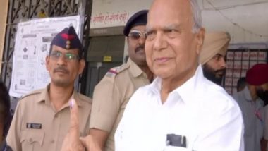 India News | Lok Sabha Polls: Punjab Guv Banwarilal Purohit Casts Vote in Nagpur