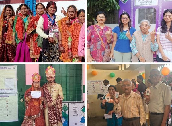 India News | From Newly-wed Couples to Three-generation of a Family Cast Their Votes in 1st Phase of Lok Sabha Polls
