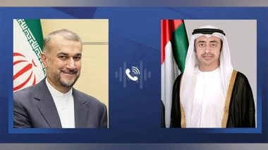 World News | Abdullah Bin Zayed Holds Phone Call with Iran's Foreign Minister
