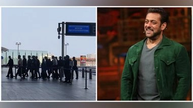 Entertainment News | Salman Khan Spotted at Mumbai Airport with Tight Security After Firing Incident