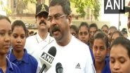India News | Odisha: Union Minister Dharmendra Pradhan Interacts with Agniveer Aspirants in Sambalpur