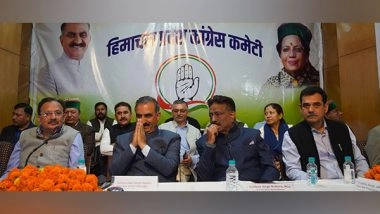 India News | Himachal Pradesh: Congress Holds Meeting to Prepare Election Strategy for Shimla Constituency