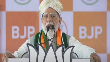India News | Big and Strong People in Country, Abroad Have United to Remove Modi: PM at Karnataka Rally