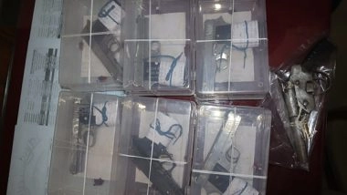 India News | MP: Police Arrest Arms Smuggler in Gwalior, 6 Pistols, 2 Live Cartridges Recovered