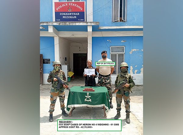 India News | Mizoram: Drugs Worth over Rs 40 Lakh Recovered in Champhai, One Held