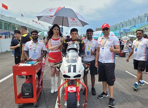 Sports News | Asia Road Racing Championship: Honda Racing India's Kavin Quintal Clinches 11th Position in Hard Fought Battle