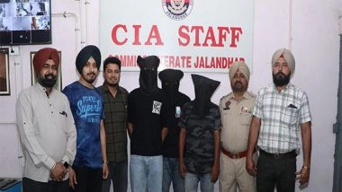 India News | Punjab: Police Arrest Three Members of Gangster Jaggu Bhagwanpuria Gang