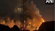 India News | Massive Fire Breaks out at Ghazipur Landfill Site in Delhi
