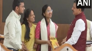 India News | Madhya Pradesh: CM Mohan Yadav Felicitates Successful UPSC Candidates