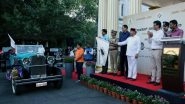 India News | Karnataka Governor Flags off Voter Awareness Program with Vintage Car and Bike Rally