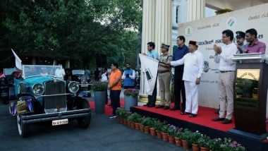 India News | Karnataka Governor Flags off Voter Awareness Program with Vintage Car and Bike Rally