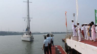 India News | INSV Tarini with Women Officers Returns to Goa After Expedition to Mauritius