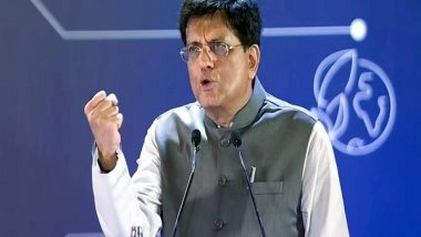 Business News | Piyush Goyal Addresses Traders in North Mumbai, Says Modi Government Building World-class Infrastructure, Taking Care of Poor