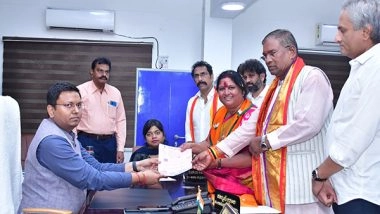India News | Andhra Pradesh: Araku BJP MP Candidate Kothapalli Geetha Files Nomination for 2024 Lok Sabha Elections