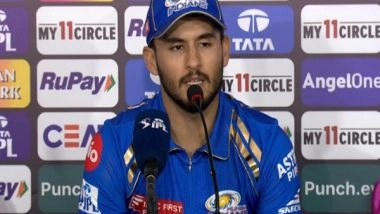Sports News | We Need to Win All Our Games from Here: MI's Nehal After Conceding 9-wicket Loss Vs RR
