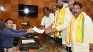 India News | Nara Lokesh's Co-brother Files Nomination for Visakhapatnam LS Seat Under TDP Alliance