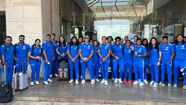 Sports News | Team India Departs for Five T20I Series Against Bangladesh