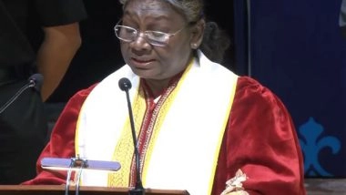 India News | President Droupadi Murmu Graces 4th Convocation of AIIMS Rishikesh