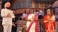 India News | President Droupadi Murmu Offers Prayers to Lord Hanuman at 'Parmarth Niketan' in Rishikesh