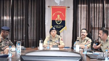 India News | J-K: ADGP Jammu Conducts Security Review Meeting in Rajouri