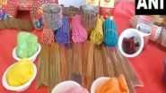India News | MP: Women's Group Repurpose Used Flowers in Temples, Turn Them into Incense Sticks, Gulal