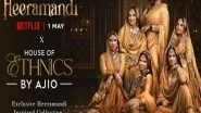 Entertainment News | AJIO Unveils Exclusive Ethnic Collection Inspired by Sanjay Leela Bhansali's 'Heeramandi: The Diamond Bazaar'