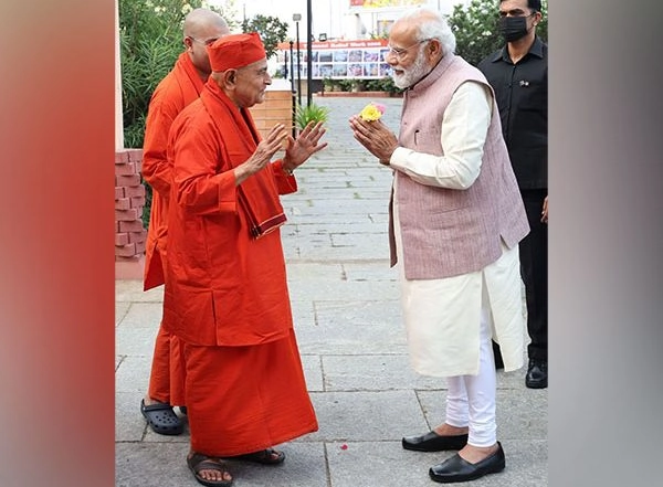 India News | PM Modi Extends Best Wishes to Swami Gautamanandaji Maharaj on Being Elected New Chief of Ramakrishna Mission
