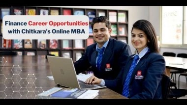 Business News | How an Online MBA from Chitkara Can Help You Land Your Dream Job in Finance?