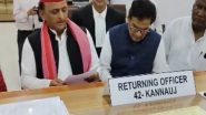 India News | Lok Sabha Polls: SP Chief Akhilesh Yadav Files Nomination from Kannauj Seat