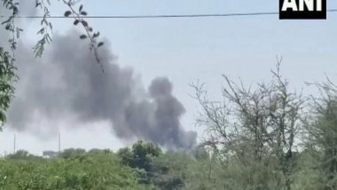 India News | Delhi: Fire Breaks out in Plastic Pipes at Delhi Jal Board Office in Jamia Area