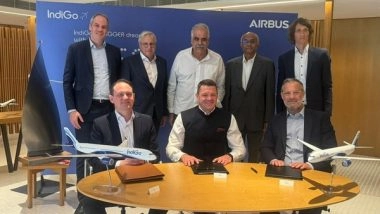 Business News | IndiGo Enters Wide-body Space with Order for 30 Airbus A350-900 Aircraft