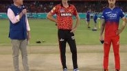 Sports News | IPL 2024: Royal Challengers Bengaluru Win Toss, Opt to Bat Against Sunrisers Hyderabad