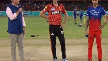 Sports News | IPL 2024: Royal Challengers Bengaluru Win Toss, Opt to Bat Against Sunrisers Hyderabad