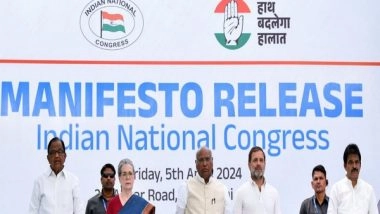 India News | Congress Releases List of 40 Star Campaigners for Uttar Pradesh Polls