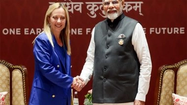 World News | PM Modi Speaks with Italian Prime Minister Meloni over Phone, Thanks Her for Invite to G7 Summit Outreach Sessions