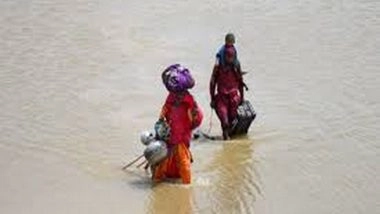 World News | Pak: Floods Washes Away Houses of Balochistan's Residents, Forcing Them to Survive Under Open Skies