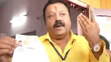 India News | Kerala: BJP-Led NDA Candidate Suresh Gopi Casts Vote in Thrissur