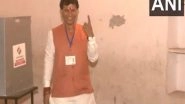 India News | Lok Sabha 2024 Polls: BJP Candidate from Barmer-Jaisalmer Constituency Kailash Choudhary Casts His Vote