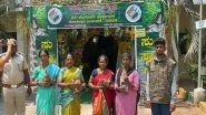 India News | Karnataka: Kanakapura's Forest-themed Polling Booth Set Up to Promote Voter Engagement, Environmental Awareness