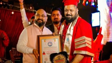 Sports News | Powerlifter Gaurav Sharma Receives Honorary Doctorate by US Varsity for Sporting Excellence