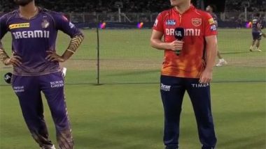Sports News | IPL 2024: PBKS Win Toss, Opt to Bowl Against KKR; Injury Keeps Mitchell Starc out